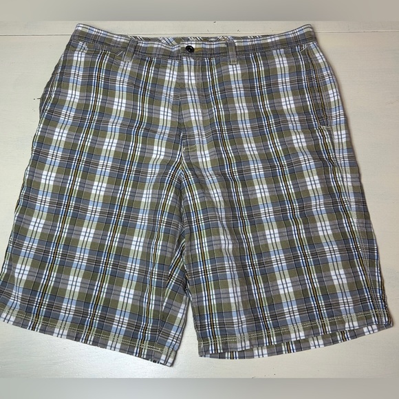 Tommy Bahama Mens Shorts Silk Linen Blend Plaid size 35 - Picture 2 of 12